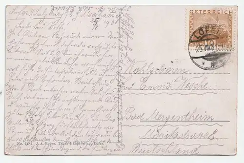 Lofer mit den Loferer Steinbergen (Salzburg)