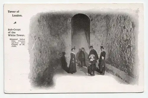 Tower of London. Sub-Crypt of the White Tower.