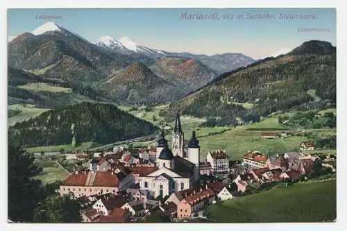 Zellerhüte. Mariazell, 862 m Seehöhe, Steiermark. Dürrenstein.