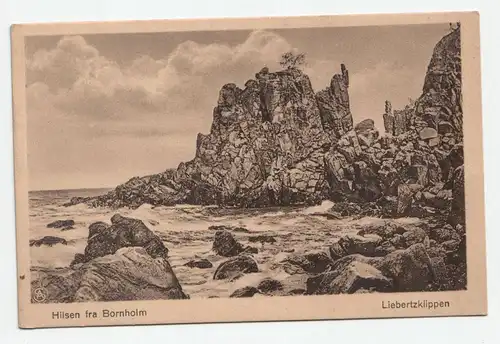 Hilsen fra Bornholm. Liebertzklippen.