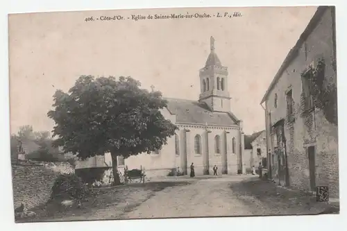 Cote-d Or. - Eglise de Sainte-Marie-sur-Ouche.