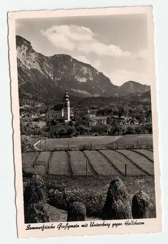 Grossgmain , Untersberg gegen Hallthurm