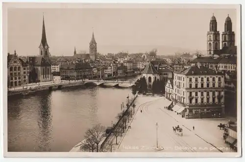Zürich, Vom Bellevue aus gesehen