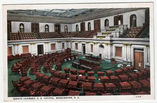 Senate Chamber, U. S. Capitol, Washington, D. C.