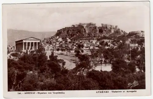 Athenes - Theseion et Acropole