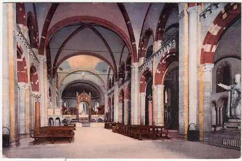 Milano - Interno della Chiesa di Sant Ambrogio.