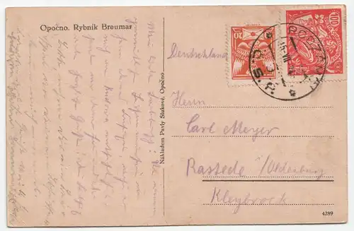 Opocno. Rybnik Broumar.