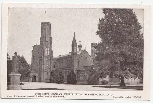 The Smithsonian Institution, Washington, D. C.