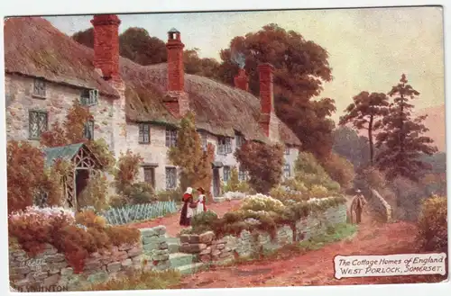 The Cottage Homes of England. West Porlock, Somerset.