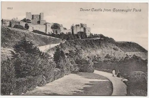 Dover Castle from Connaught Park.