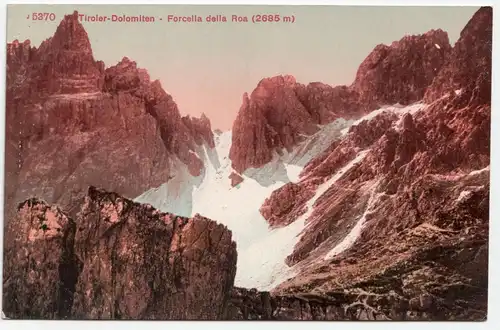 Tiroler - Dolomiten - Forcella della Roa (2685 m)