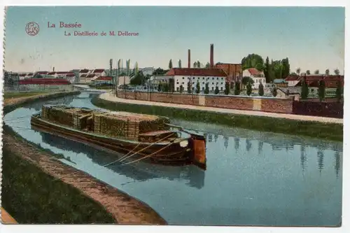 La Bassee. La Distillerie de M. Dellerue. // Feldpost // jahr 1916