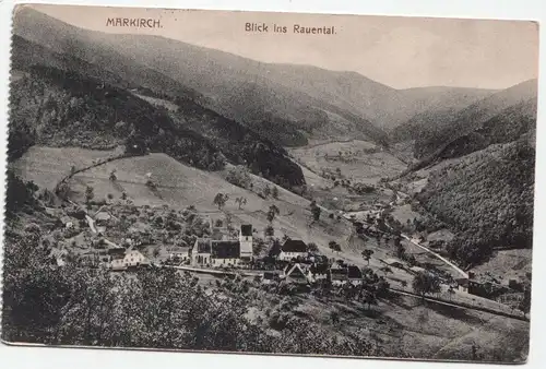Markirch. Blick ins Rauental. // 1915 // feldpost