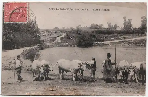 Saint - Honore - Les - Bains - Etang Honore. jahr 1907