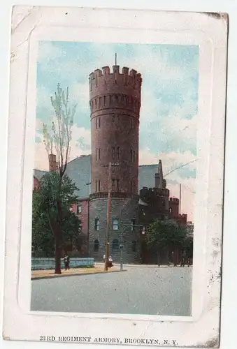 Regiment Armory, Brooklyn, N.Y. // year 1909