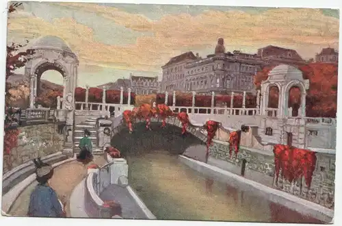 Wien I. - Stadtpark, Wientalabschluß.