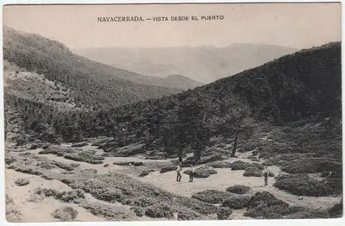 Navacerrada. - Vista Desde El Puerto.