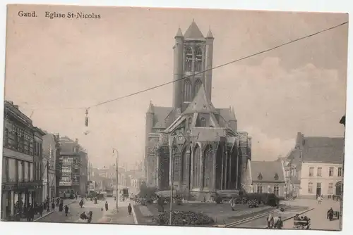 Gand. Eglise St-Nicolas.