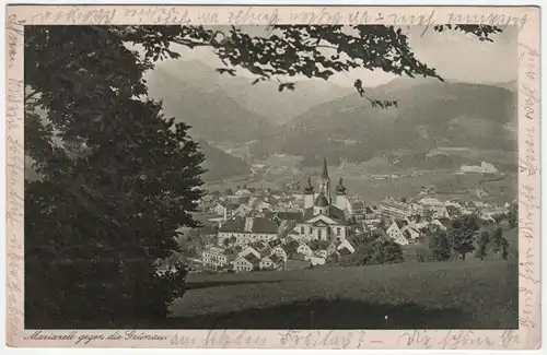 Mariazell gegen die Guinau. // 1916