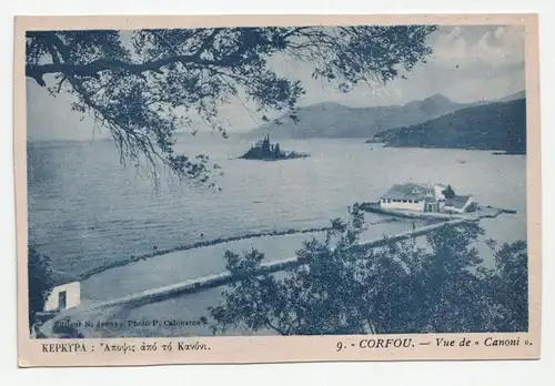 Corfou - Vue de  Canoni .