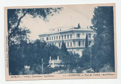 Corfou - Vue du Palais  Achilleion .