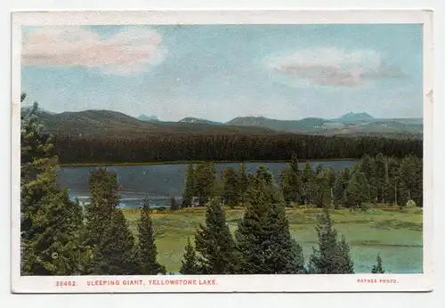 Sleeping Giant, Yellowstone Lake.