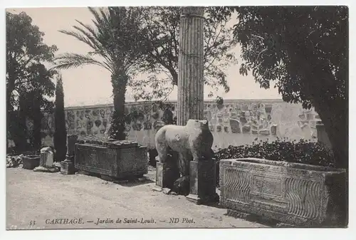 Carthage. - Jardin de Saint-Louis.