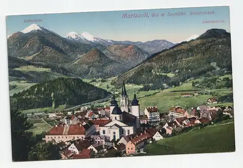 Zellerhüte. Mariazell, 862 m Seehöhe. Steiermark. Dürrenstein.