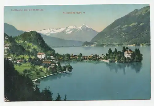 Iseltwald am Brienzersee. Niesenkette 2366 m. jahr 1912