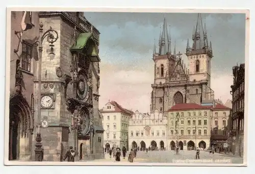 Prague. Place of the Old City. 1940