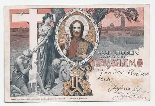 Jerusalem. Verlag der Ersten Internationalen Ansichtskarten - Gesallschaft