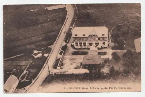 Sissonne (Aisne)  L Auberge du Parc , route de Laon.