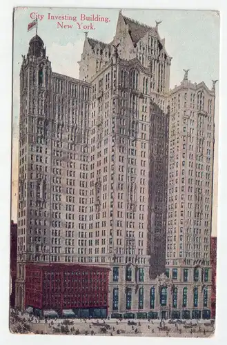 City Investing Building, New York. Year 1913