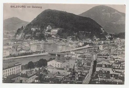 Salzburg mit Gaisberg.