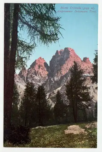 Monte Cristallo (3199 m). Ampezzaner Dolomiten. Tirol.