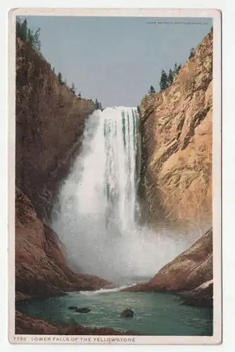 Lower Falls of the Yellowstone.