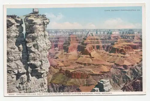 Eroded Column Near Yavapai Point, Grand Canyon National Park, Arizona.