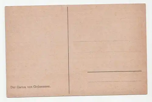 Der Garten von Gethsemane.