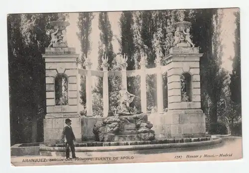 Aranjuez: Jardin Del Principe: Fuente De Apolo. Hauser y Menet. - Madrid.