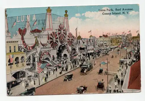 Luna Park, Surf Avenue, Coney Island, N. Y. year 1910