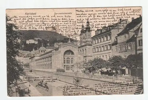 Karlsbad. Sprudelcolonnade. jahr 1910