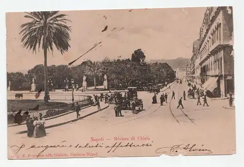 Napoli - Riviera di Chiaia. jahr 1903