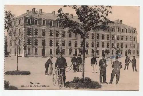 Verdun. Caserne de Jardin-Fontaine. // Feldpost. jahr 1916