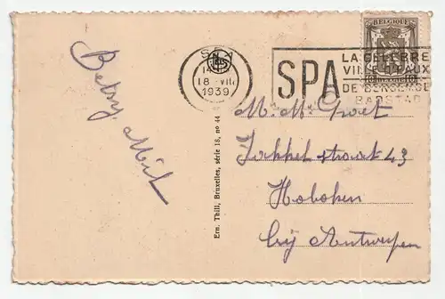 Spa. Etablissement des Bains et Casino.