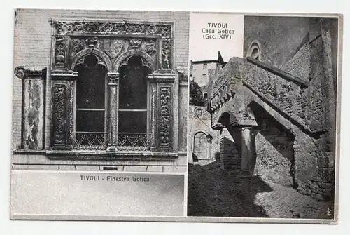 Tivoli. Casa Gotica (Sec. XIV). Tivoli - Finestra Gotica