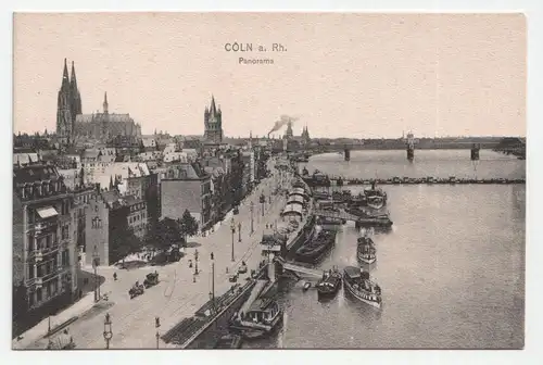 Cöln a. Rh. Panorama.