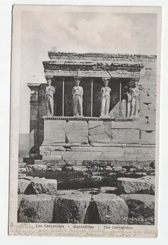 Athenes. Les Caryatides - Karnalides - The Caryatides.