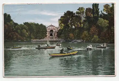 Karlsruhe. Stadtgarten - See.