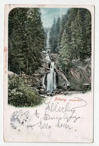 Triberg. Wasserfälle. jahr 1907