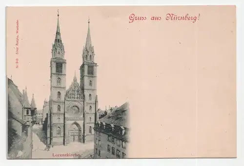Gruss aus Nürnberg! Lorenzkirche.